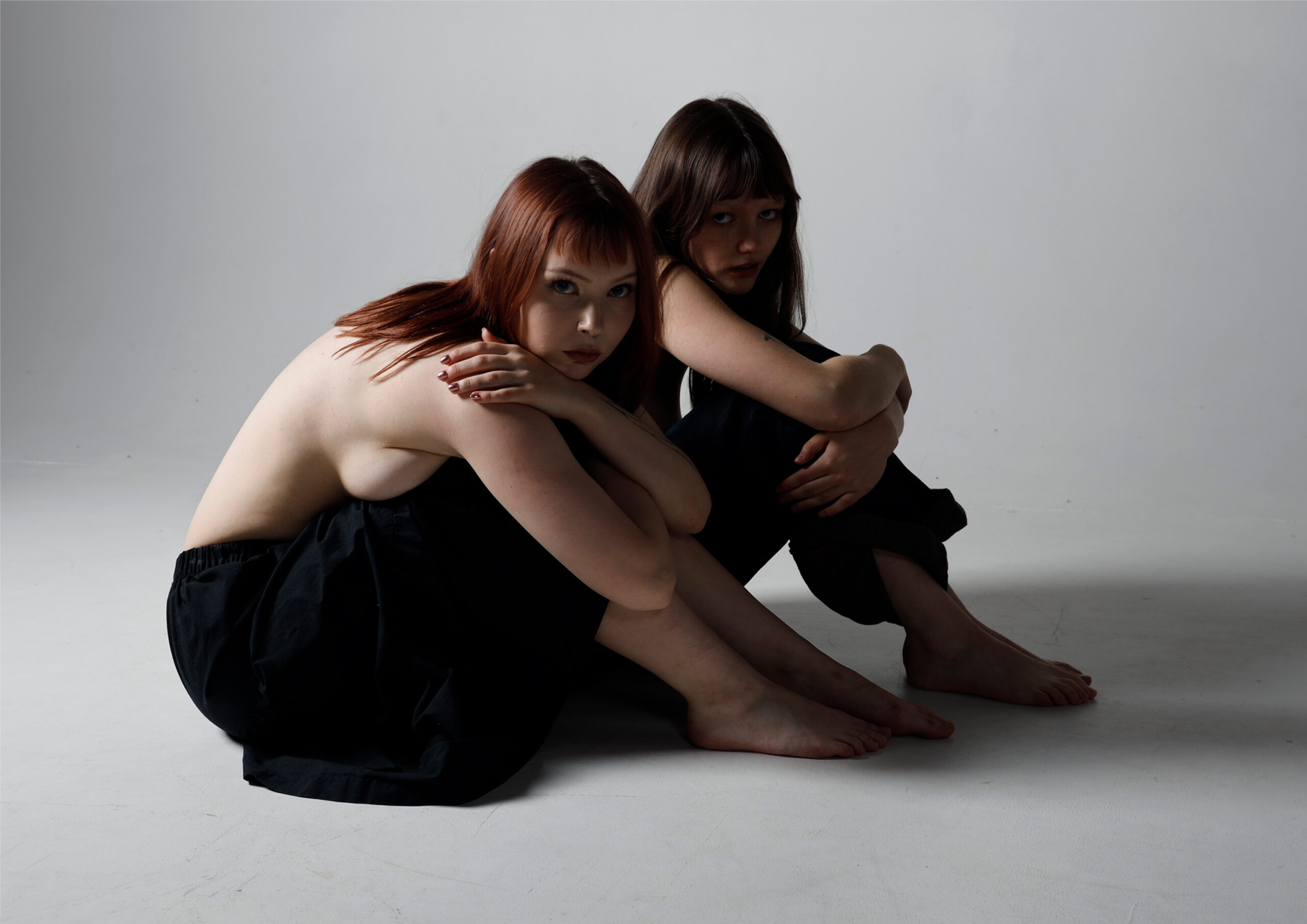 "Girlfriends 3" Photography art of intimate friendship.